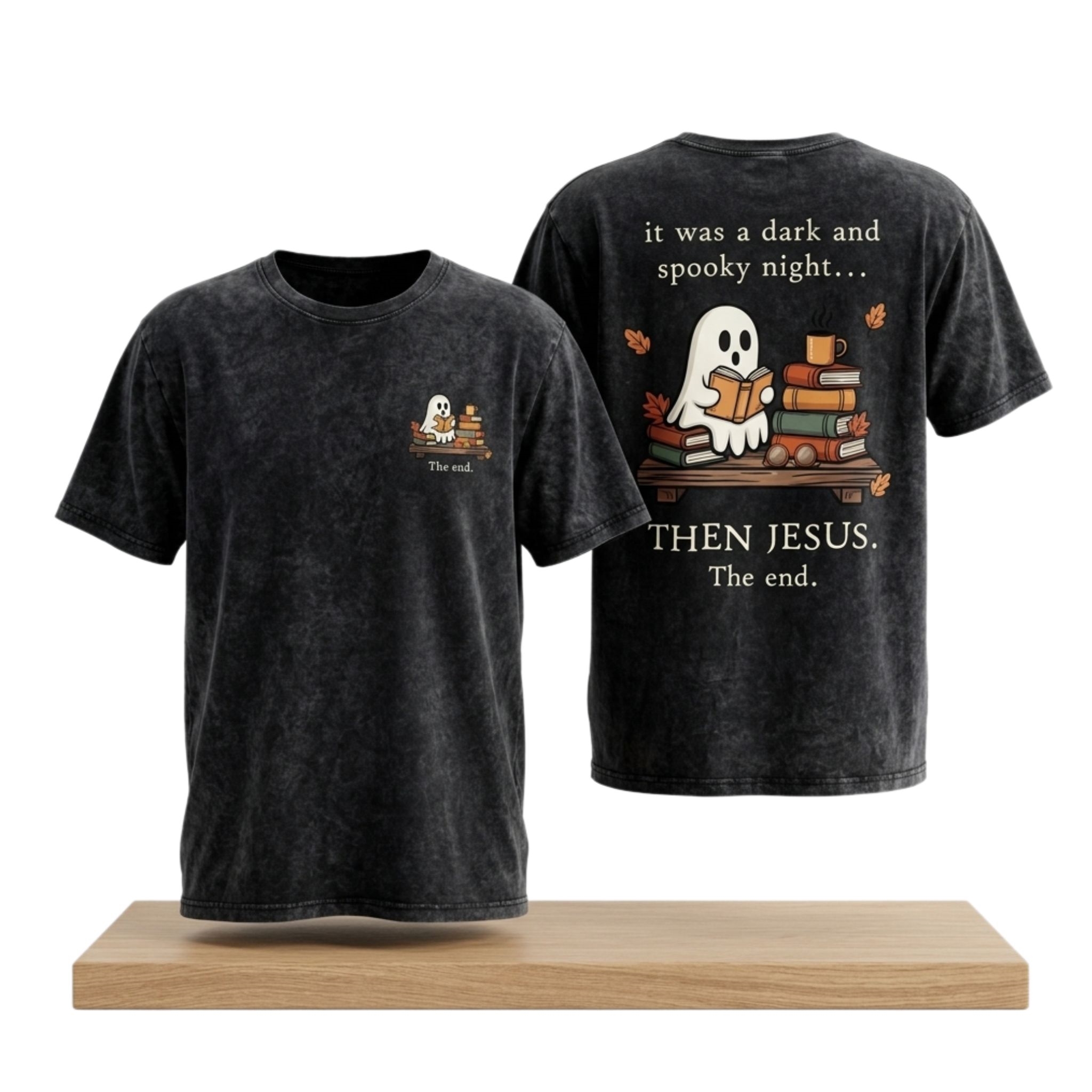 It Was A Dark And Spooky Night Then Jesus Halloween 2026 Shirt 1 It Was A Dark And Spooky Night Then Jesus Halloween 2026 Shirt 2