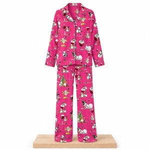 2026 Christmas Winey Snowman Pajama Set 2