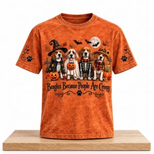 Beagles Because People Are Creepy Halooween 2026 Shirt 2