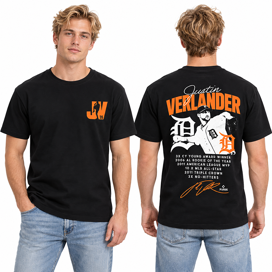 Justin Verlander 35 Detroit Tigers Shirt Justin Verlander 35 Detroit Tigers Shirt