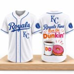 KC Royals Fans Run On Dunkin 2026 Baseball Jersey