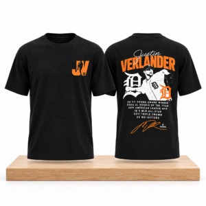 Justin Verlander 35 Detroit Tigers Shirt 2