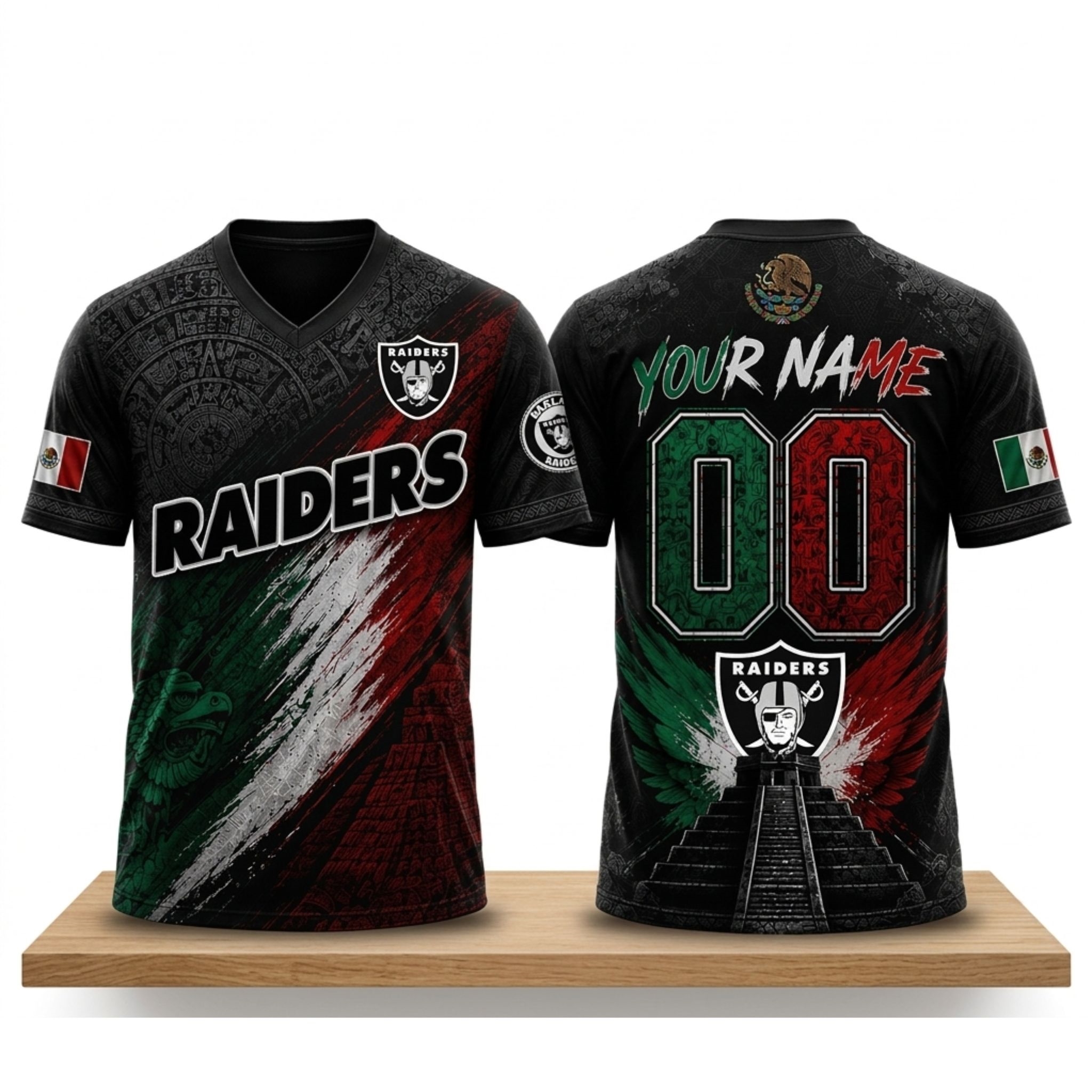 Las Vegas Raiders Mexican Heritage 2026 Jersey 1 Las Vegas Raiders Mexican Heritage 2026 Jersey