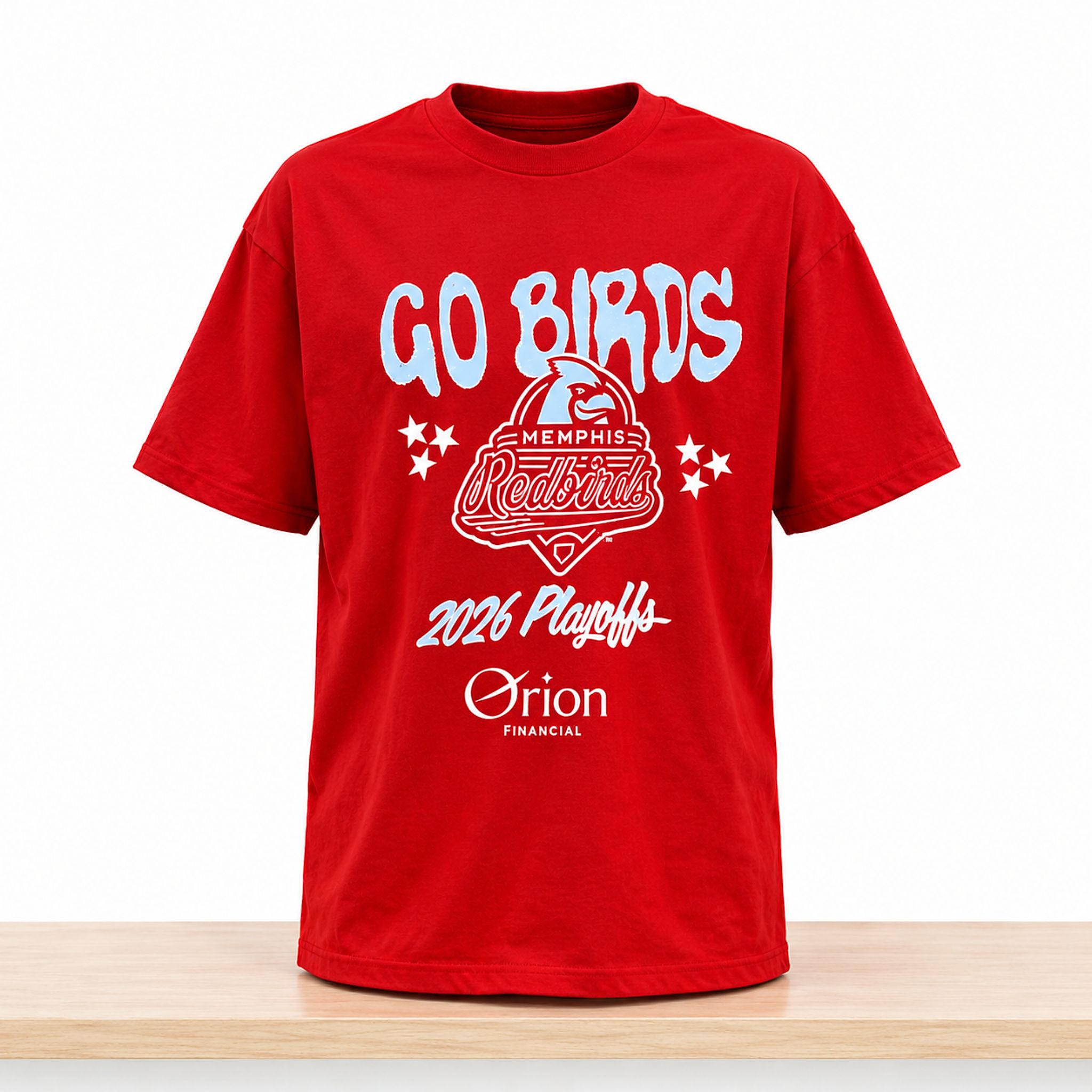 Memphis Redbirds Go Birds 2026 Playoffs Shirt Giveaway 1 Memphis Redbirds Go Birds 2026 Playoffs Shirt Giveaway 2