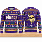 Minnesota Vikings Skol Runes Christmas 2026 Ugly Sweater