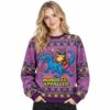 Mongo Is Appalled Cat Riding Blue Dinosaur Christmas 2026 Ugly Sweater 2