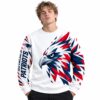 NE Patriots Geometric Eagle National Football League Team 2026 Sweatshirt 3 NE Patriots Geometric Eagle National Football League Team 2026 Sweatshirt 2