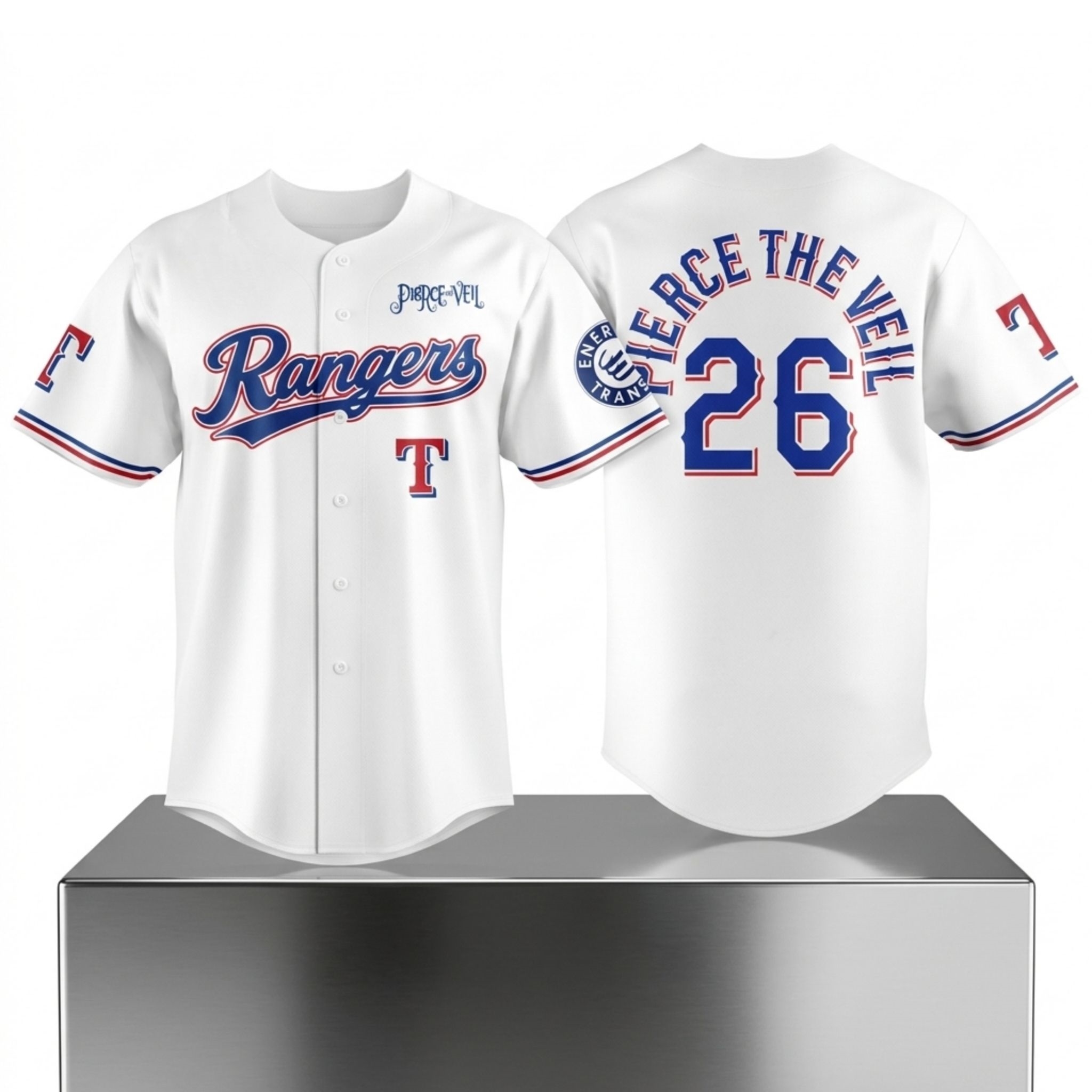 Pierce The Veil x Texas Rangers 2026 Jersey 1 Pierce The Veil x Texas Rangers 2026 2