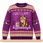 Princess Donut The Queen Anne Chonk Christmas 2026 Ugly Sweater