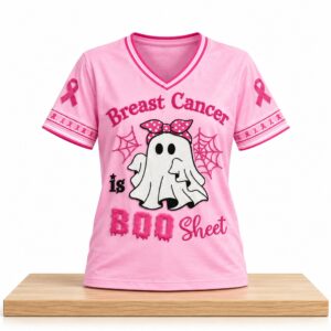 Breast Cancer Is BOO Sheet Halooween 2026 Shirt 2