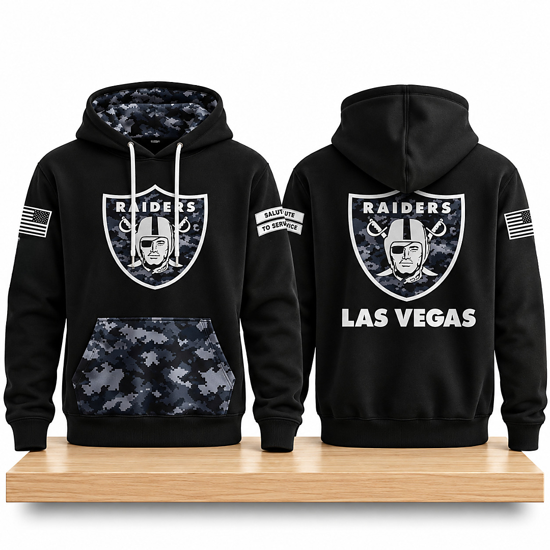 Raiders Salute to Service 2026 Hoodie 1 Raiders Salute to Service 2026 Hoodie 2