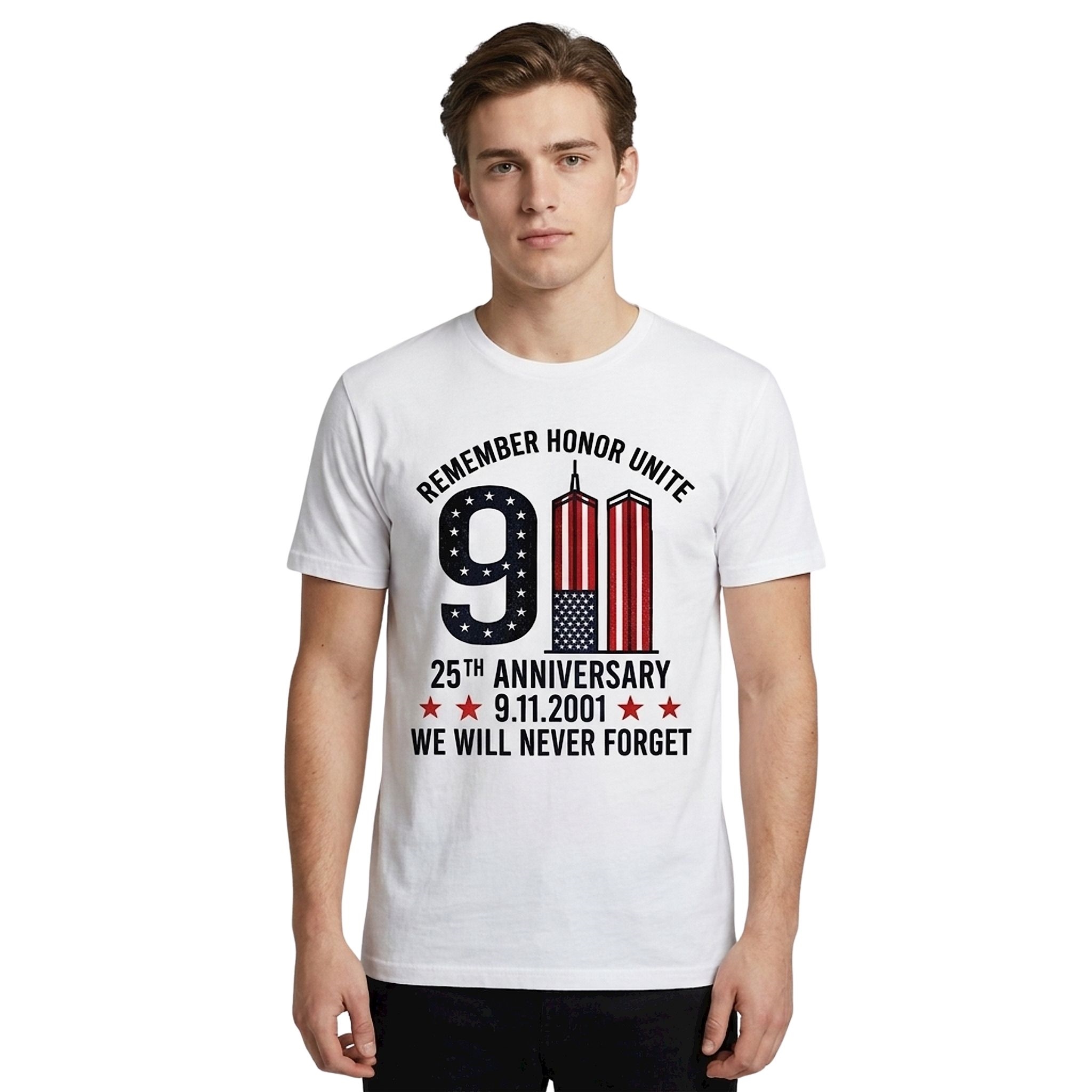 Remember Honor Unite 9 11 25th Anniversary We Will Never Forget Shirt Remember Honor Unite 9 11 25th Anniversary We Will Never Forget Shirt