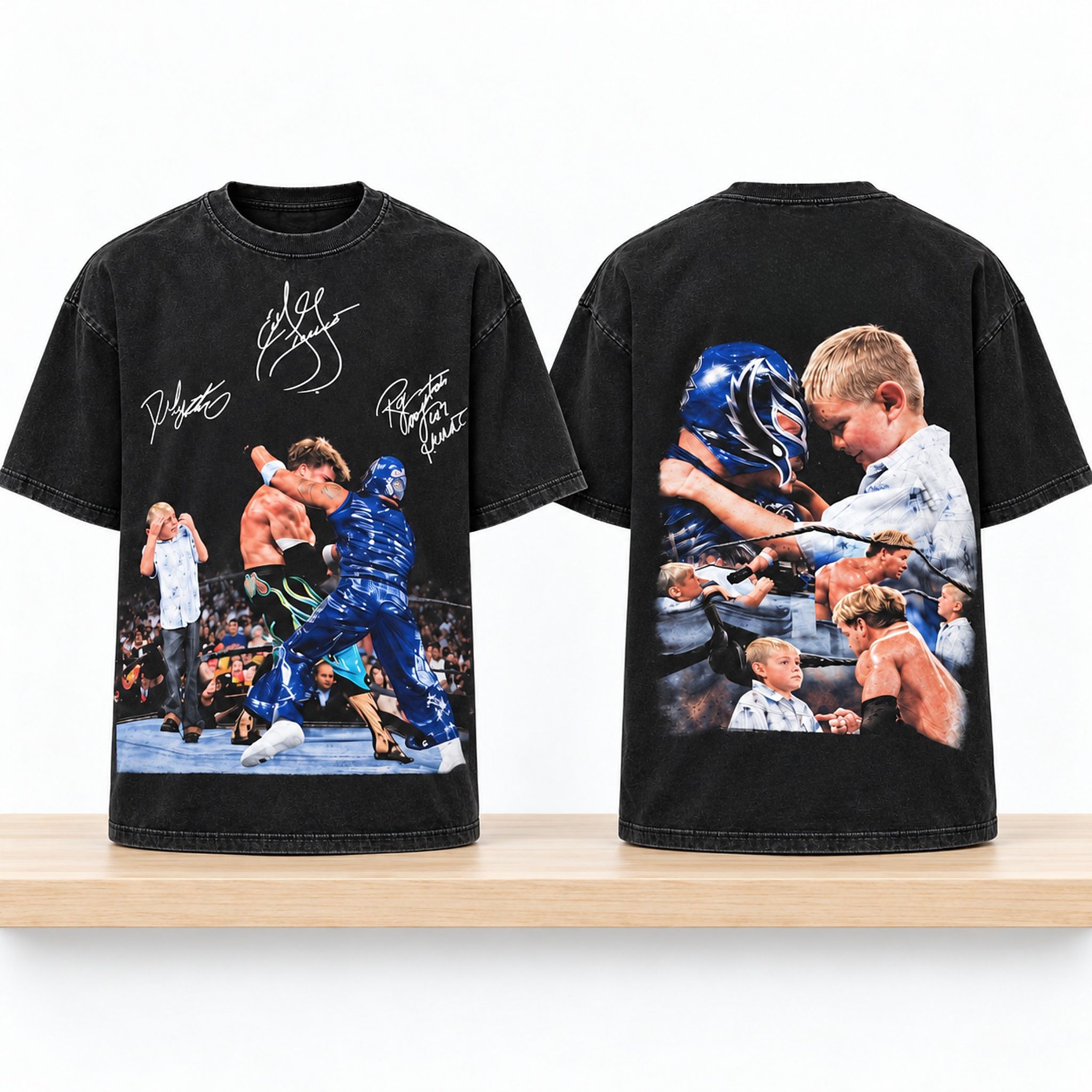 Rey Mysterio Vs Eddie Guerrero Night Smackdown Shirt 1 Rey Mysterio Vs Eddie Guerrero Night Smackdown Shirts 2