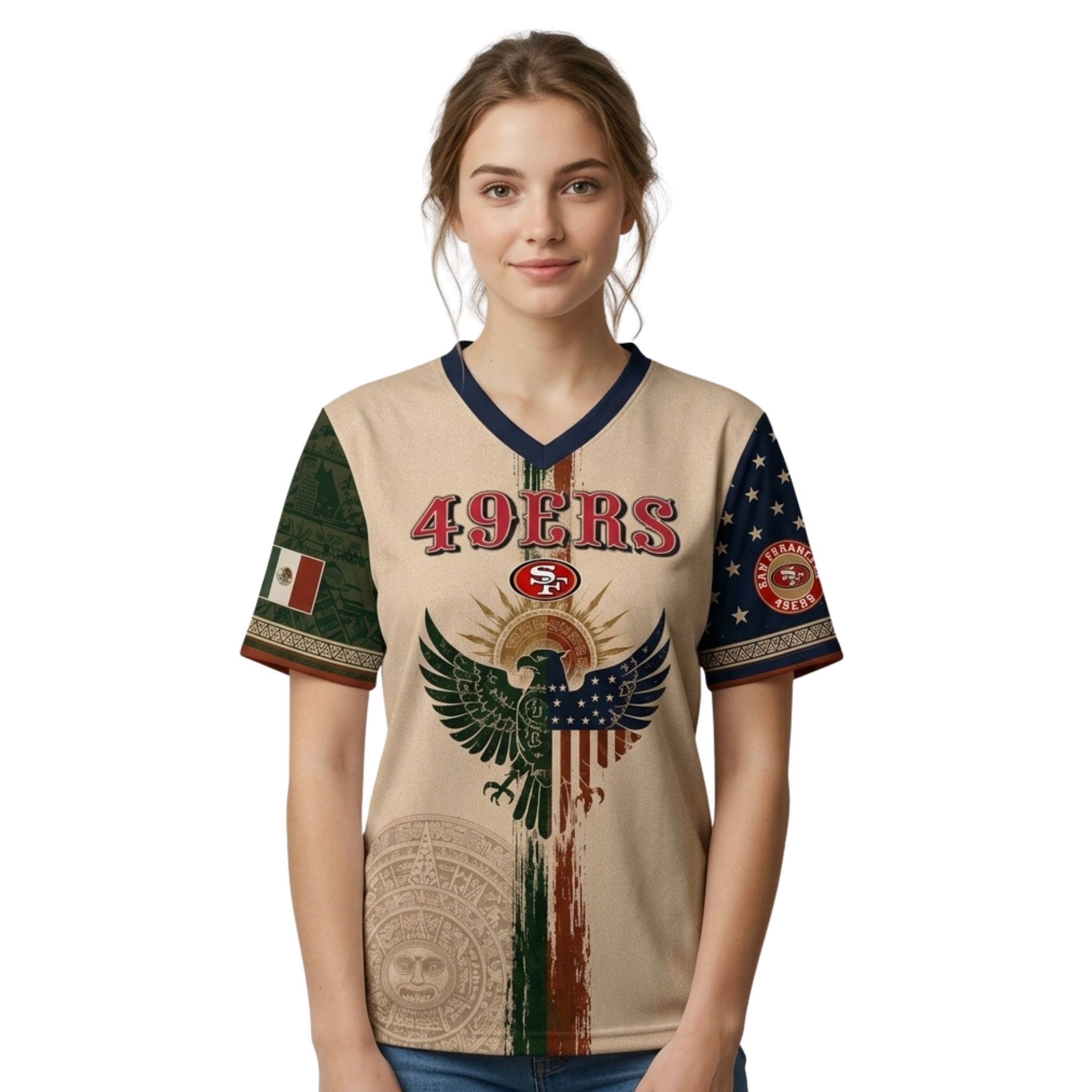 San Francisco 49ers Mexican American Heritage 2026 Jersey San Francisco 49ers Mexican American Heritage 2026 Jersey