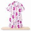 Ski Weekend Satin Pajama Set 5 Ski Weekend Satin Pajama Set 2