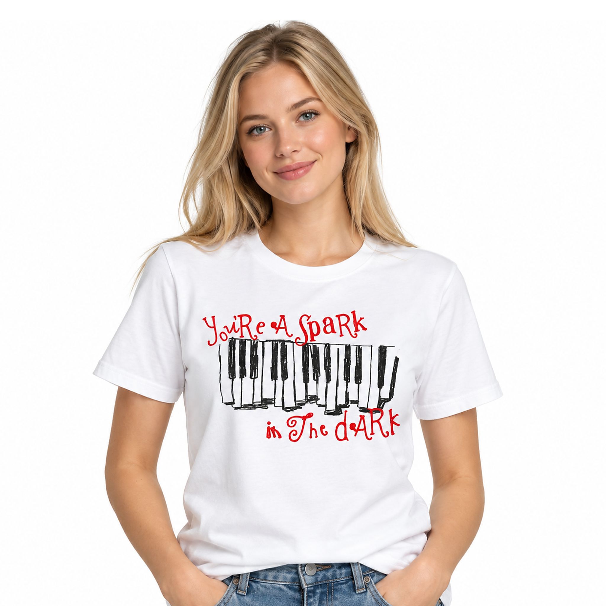 Spark In The Dark Piano Shirt Spark In The Dark Piano Shirt