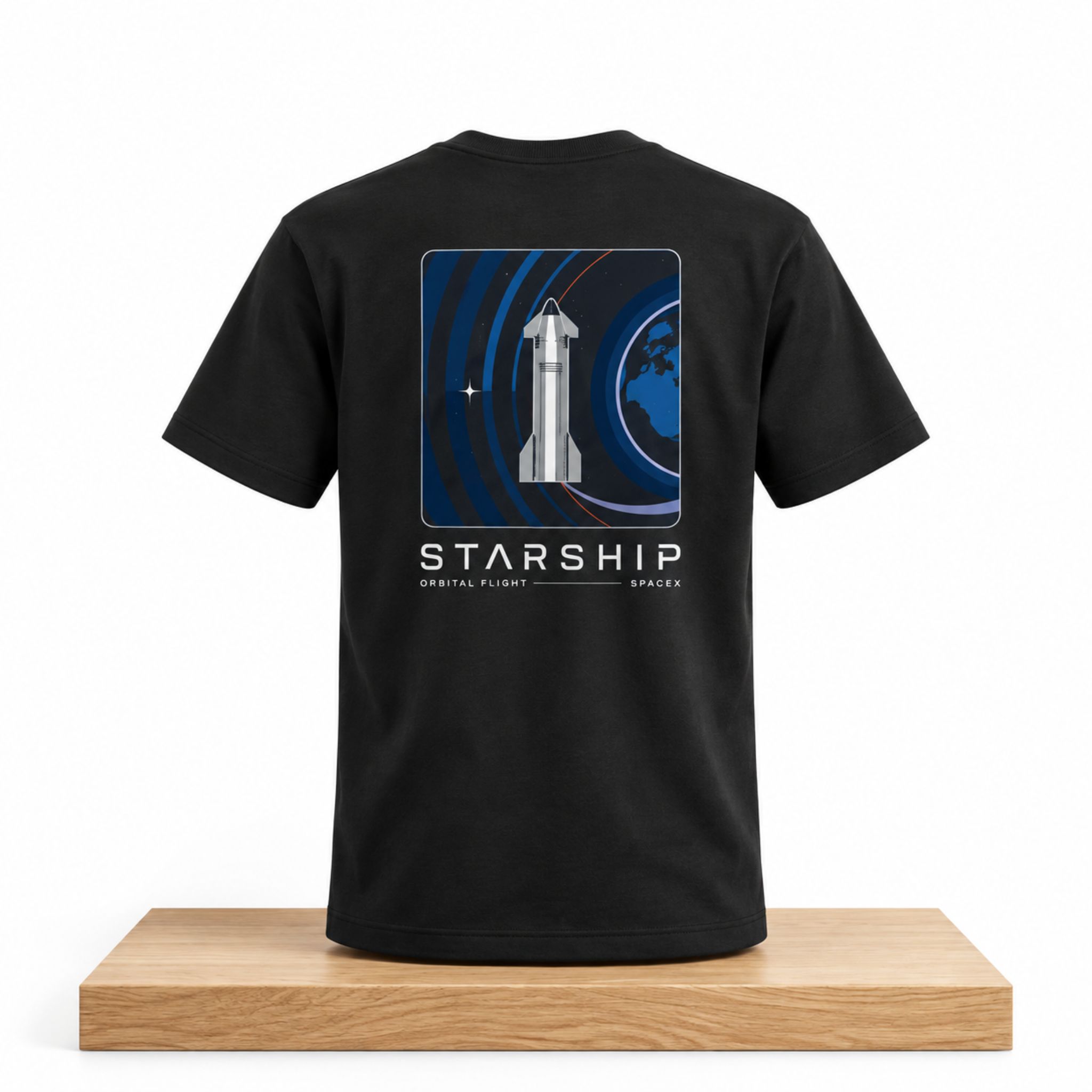 Starship Milestone First Orbital Flight Shirt 1 Starship Milestone First Orbital Flight Shirt 2
