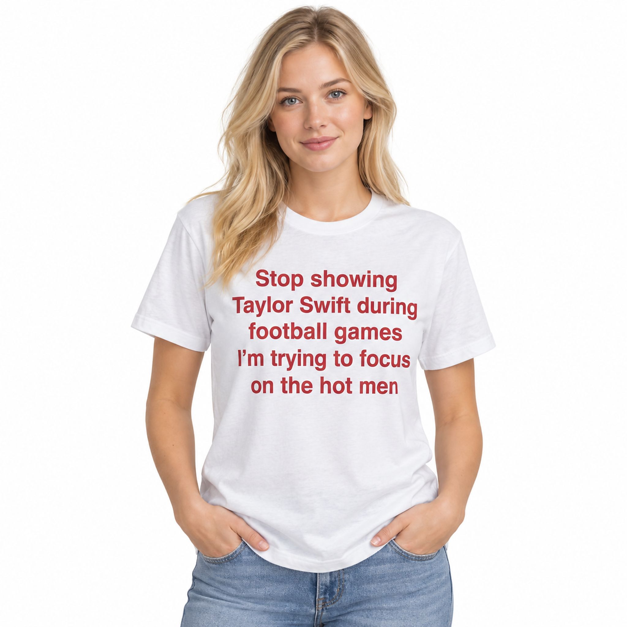Stop Showing Taylor Swift During Football Games I'm Trying To Focus On The Hot Men Shirt 2 Stop Showing Taylor Swift During Football Games I'm Trying To Focus On The Hot Men Shirt 2