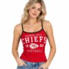 Taylor Swift KC Chiefs 1960 Football Vintage Red Cami Tank Top Shirt 3 Taylor Swift KC Chiefs 1960 Football Vintage Red Cami Tank Top Shirt 2