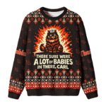 There Sure Were A Lot Of Babies In There Carl Christmas 2026 Ugly Sweater