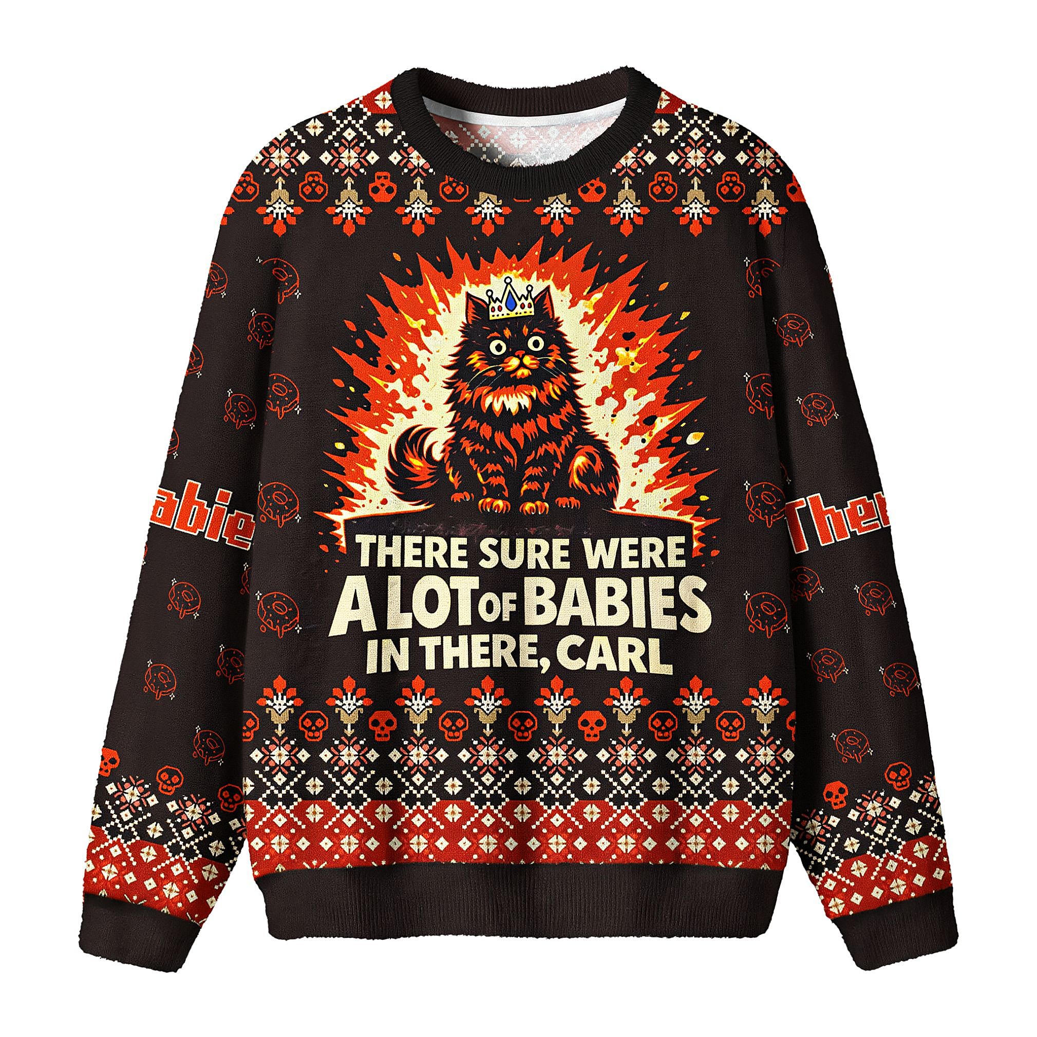 There Sure Were A Lot Of Babies In There Carl Christmas 2026 Ugly Sweater 1 There Sure Were A Lot Of Babies In There Carl Christmas 2026 Ugly Sweater