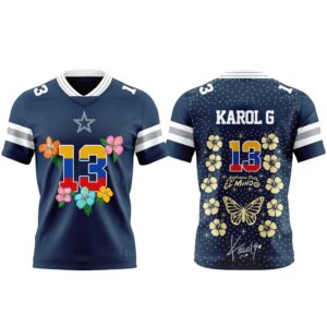 2026 Cowboys Karol G x Tropitour Football Jersey 4