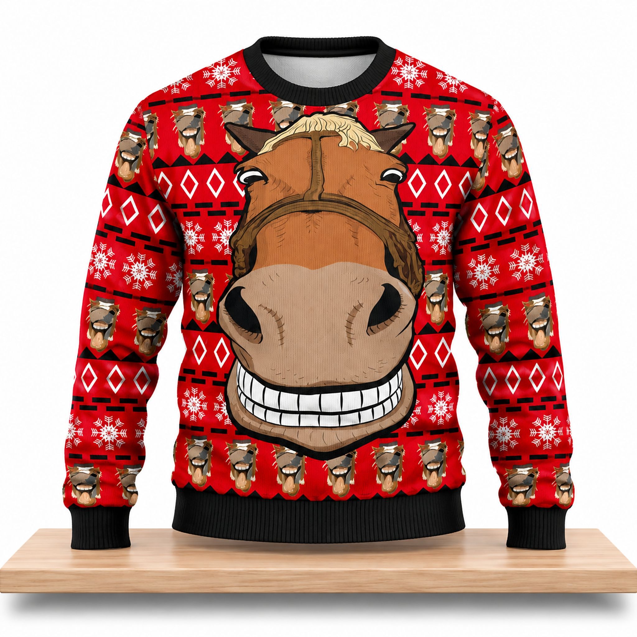 Ugly Horse Christmas 2026 Ugly Sweater 1 Ugly Horse Christmas 2026 Ugly Sweater 2