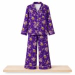 Vikings Floral National Football League Pajamas Set