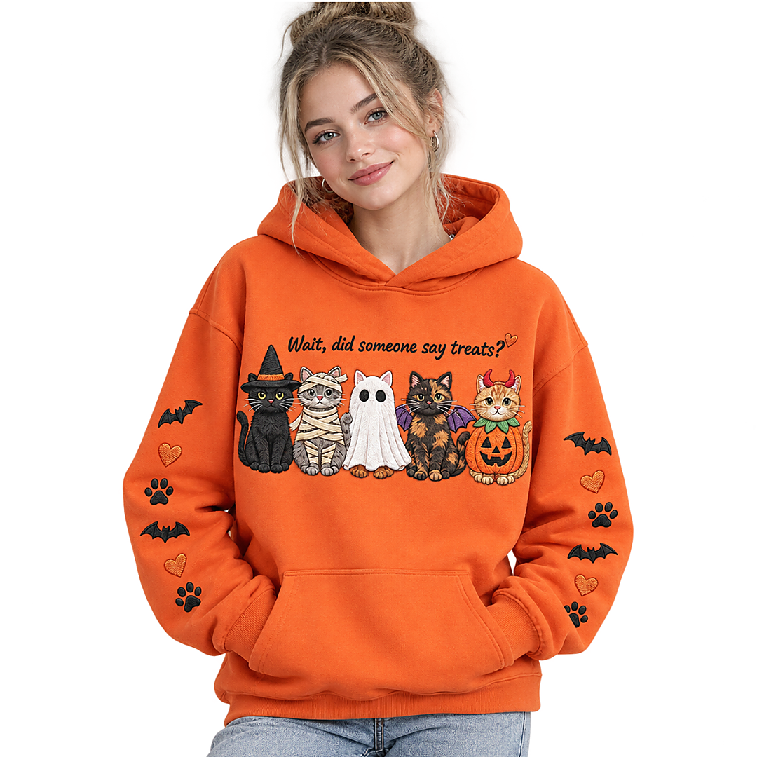 Wait Did Someone Say Treats Halloween 2026 Hoodie Wait Did Someone Say Treats Halloween 2026 Hoodie