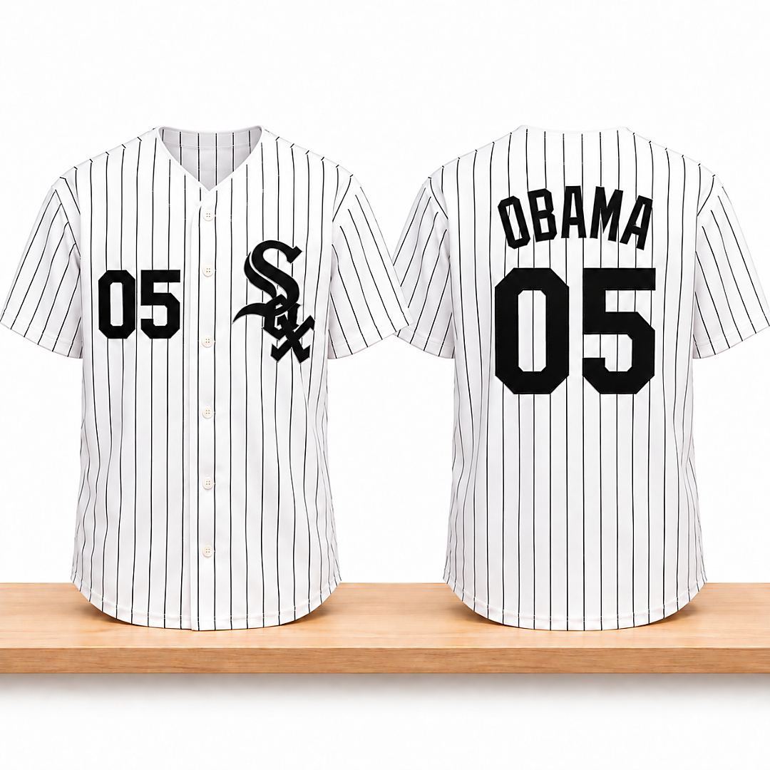 White Sox Barack Obama 2026 Jersey 1 White Sox Barack Obama 2026 Jersey 2