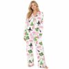 Wicked Pink And Green Satin Pajama Set 3 Wicked Pink And Green Satin Pajama Set 2