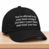 You're Allowed To Do Your Taxes Wrong If You Have A Pure Heart And Tried Your Best Hat 4 Youre Allowed To Do Your Taxes Wrong If You Have A Pure Heart And Tried Your Best Hat 2