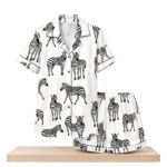 Zebra Satin Pajama Set