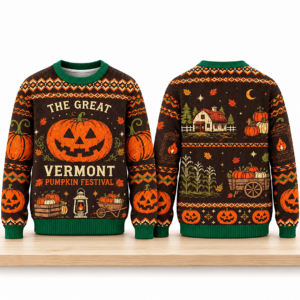 The Great Vermont Pumpkin Festival Halloween 2026 Ugly Swater 2
