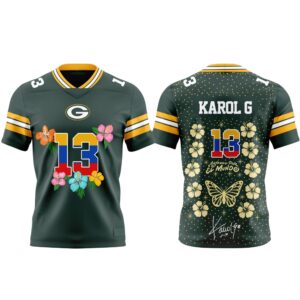 2026 Packers Karol G x Tropitour Football Jersey 2