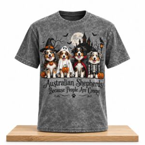 Australian Shepherds Because People Are Creepy Halooween 2026 Shirt 2
