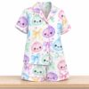 Kawaii Dumpling Silky Satin Pajama Set 4 Kawaii Dumpling Silky Satin Pajama Set