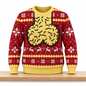 2026 Christmas Dickhead Ugly Christmas Sweater 2