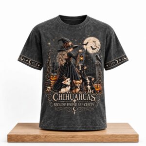 Chihuahuas Because People Are Creepy Halooween 2026 Shirt 2