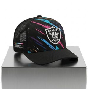 Raiders Crucial Catch Intercept Cancer 2026 Hat 3