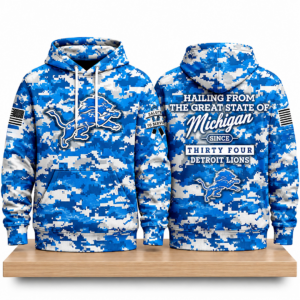 Lions Salute to Service 2026 Camo Hoodie 2