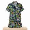 2026 Safari Animal Satin Pajama Set 4 Safari Animal Satin Pajama Set 2