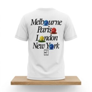 Carlos Alcaraz Melbourne Paris London New York Shirt 2
