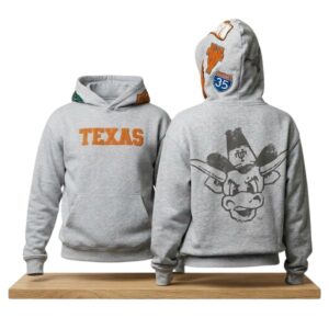 2026 Texas Longhorns Big Bertha Solo Fleece Custom Hoodie 2