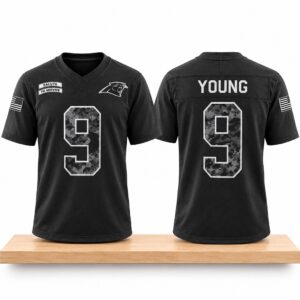 Bryce Young Panthers Salute to Service 2026 Jersey 1