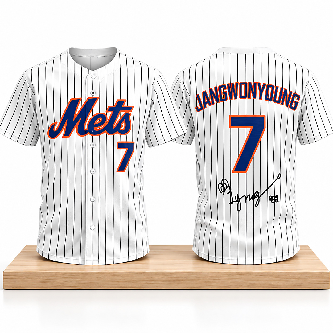 Jang Wonyoung NY Mets 2026 Jersey 1 Jang Wonyoung NY Mets 2026 Jersey