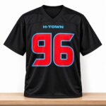 2026 Johnny Dang Texans 96 Football Jersey