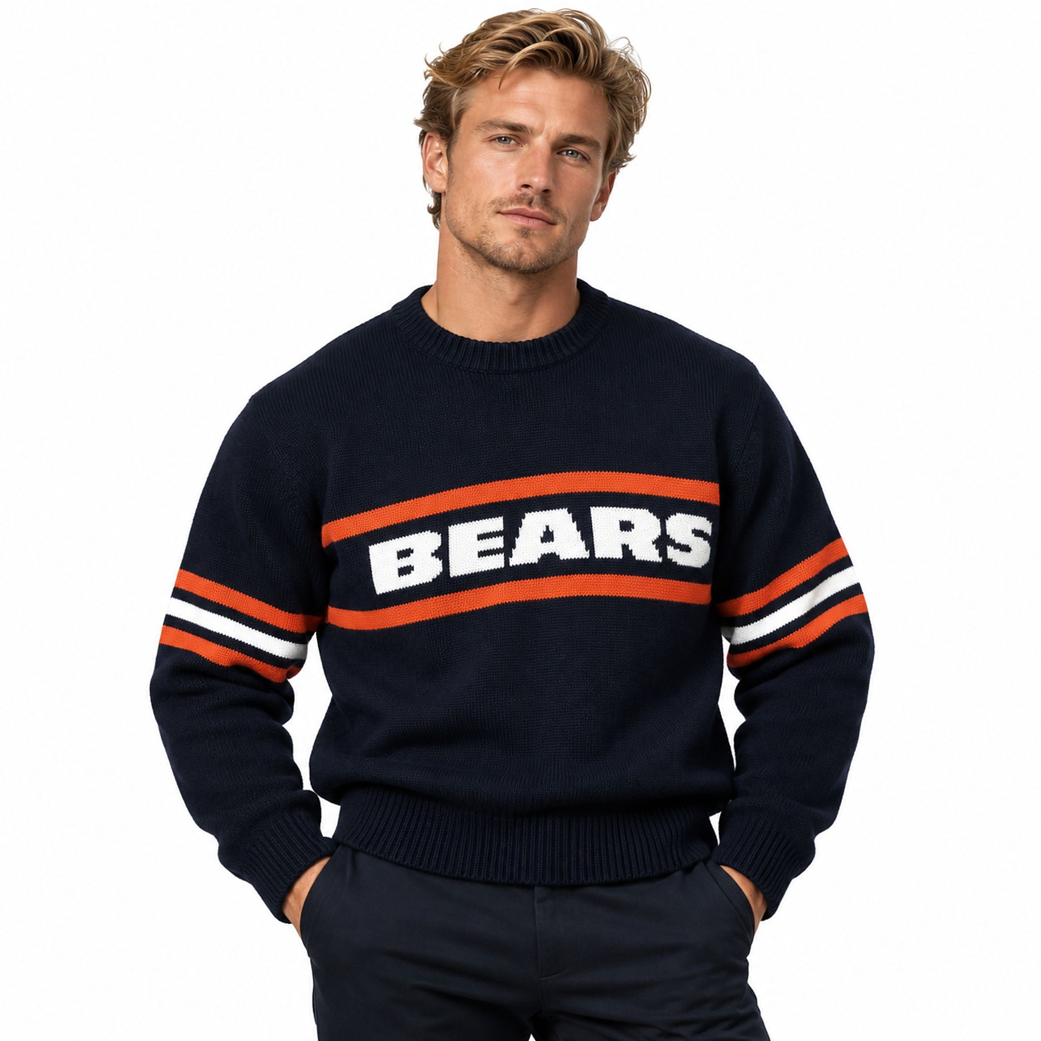 2026 Mike Ditka Bears Ugly Sweater 2 2026 Mike Ditka Bears Ugly Sweater 3