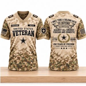 Cowboys United States Veteran Camo 2026 Jersey 2
