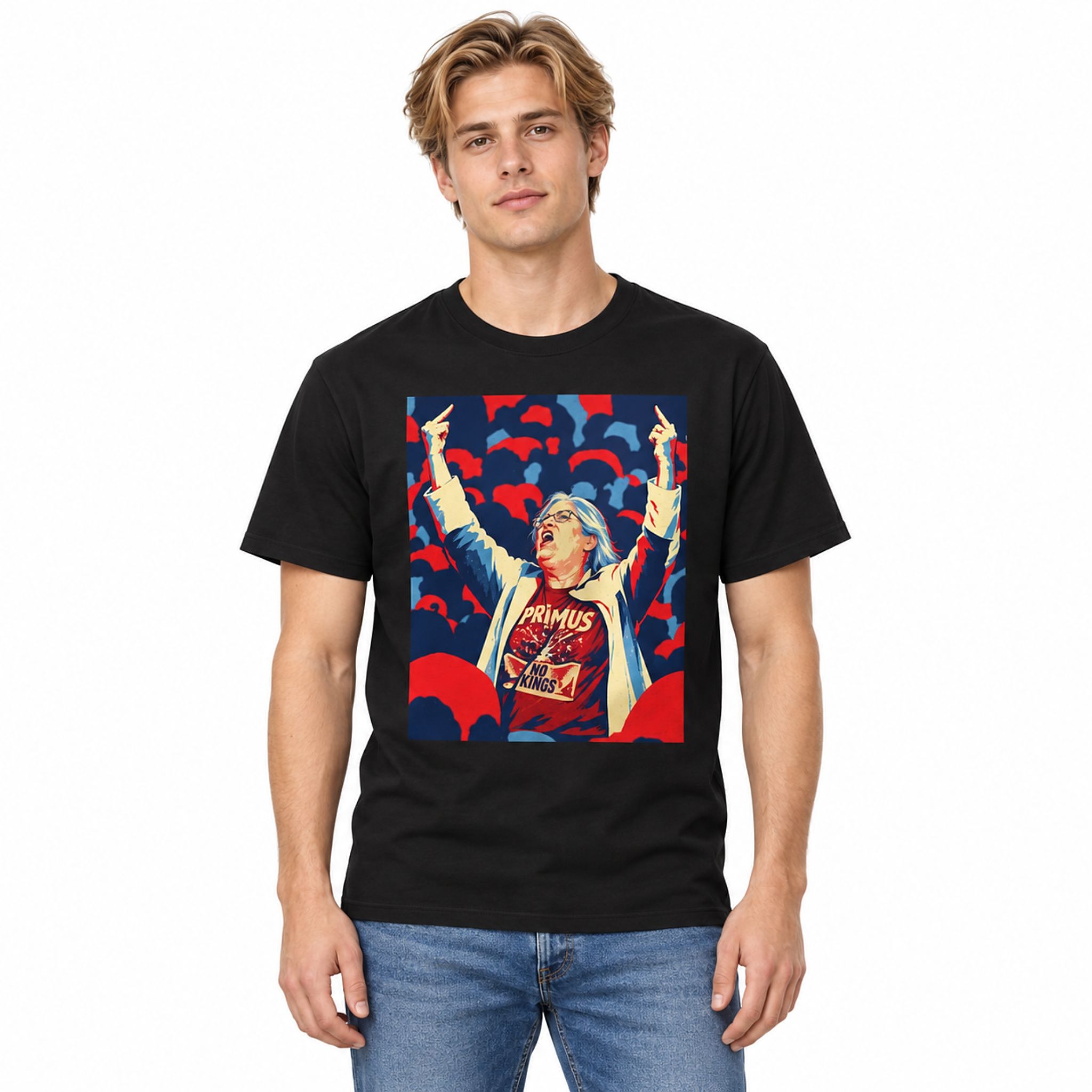 Aunt Sue Primus No Kings Middle Finger Shirt Aunt Sue Primus No Kings Middle Finger Shirt